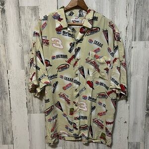 - Z3 Chase Authentics nascar racing speedway button up soft detailed x-large